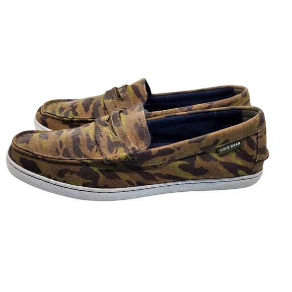 Camo Cole Haan Loafers Sz 2m 